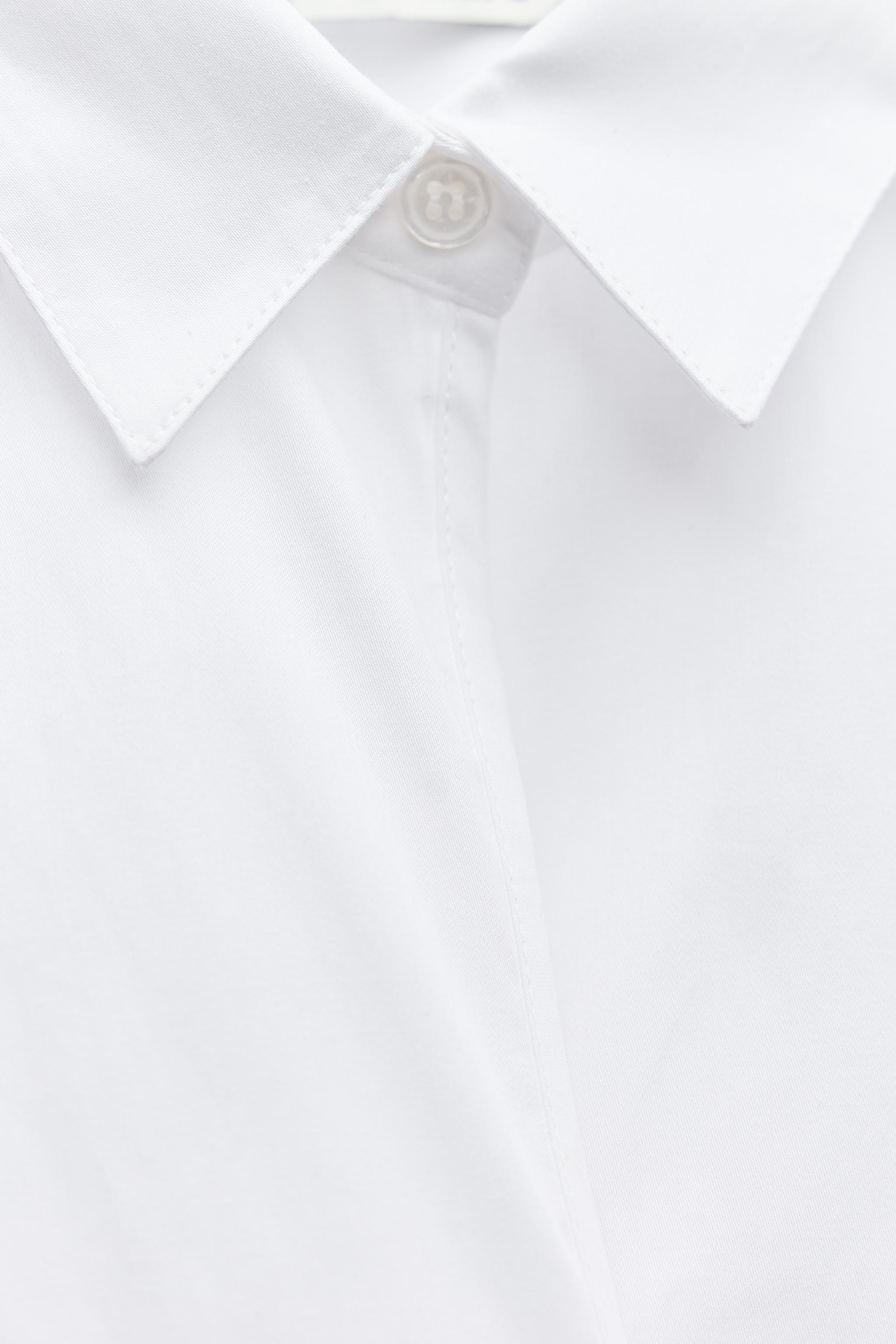 TIED POPLIN SHIRT ZW COLLECTION Product Image