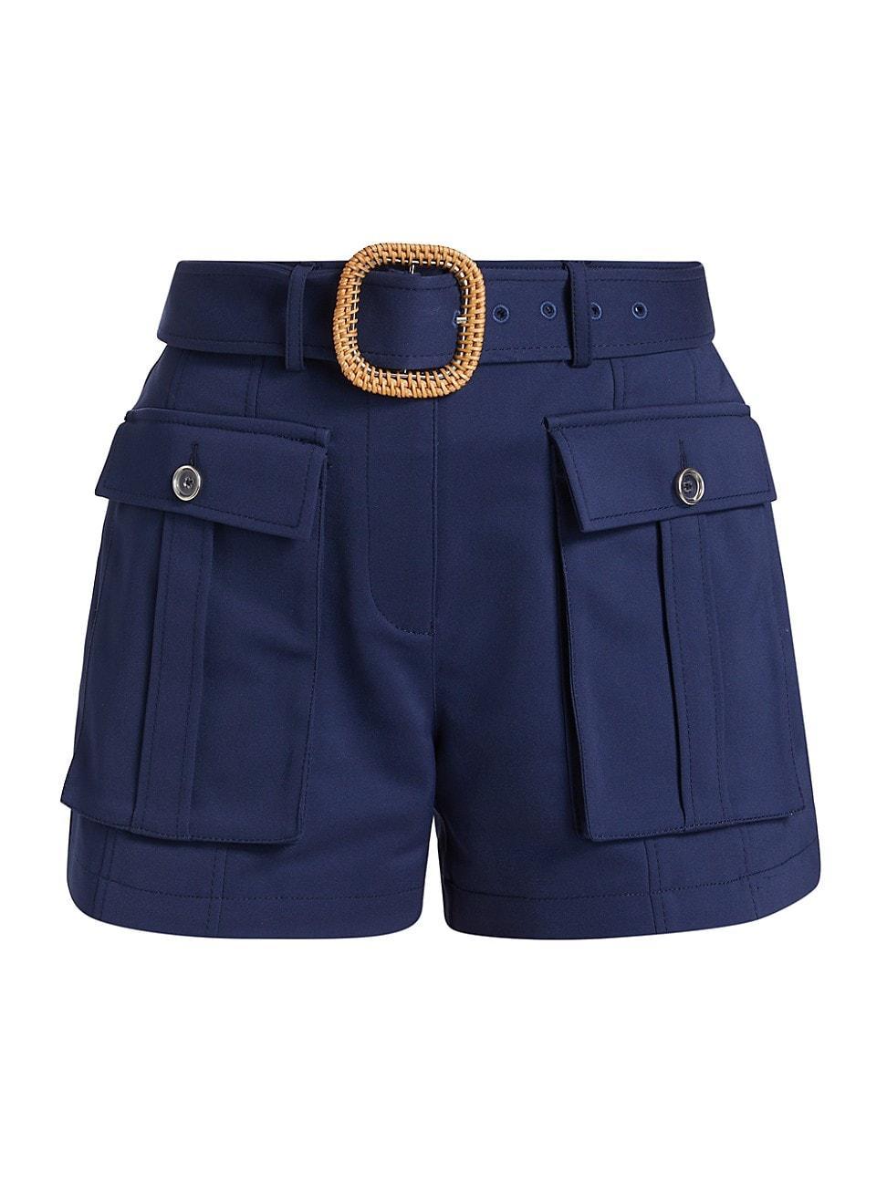 Womens Cornelia Belted Utility Shorts Product Image