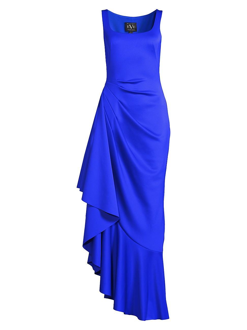 Womens Jewel Ruffle Gown Product Image