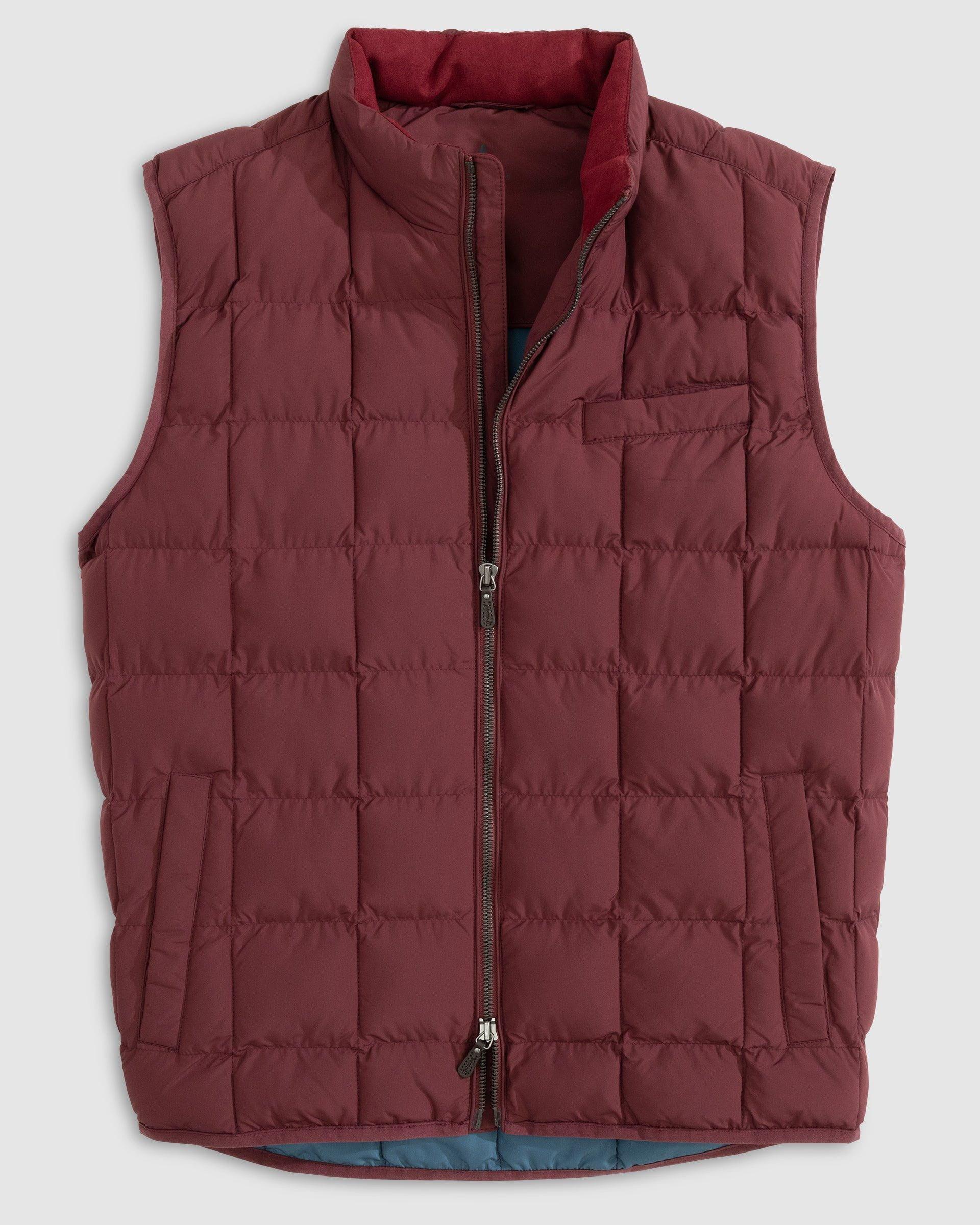 Enfield Zip Front Quilted Puffer Vest Male Product Image