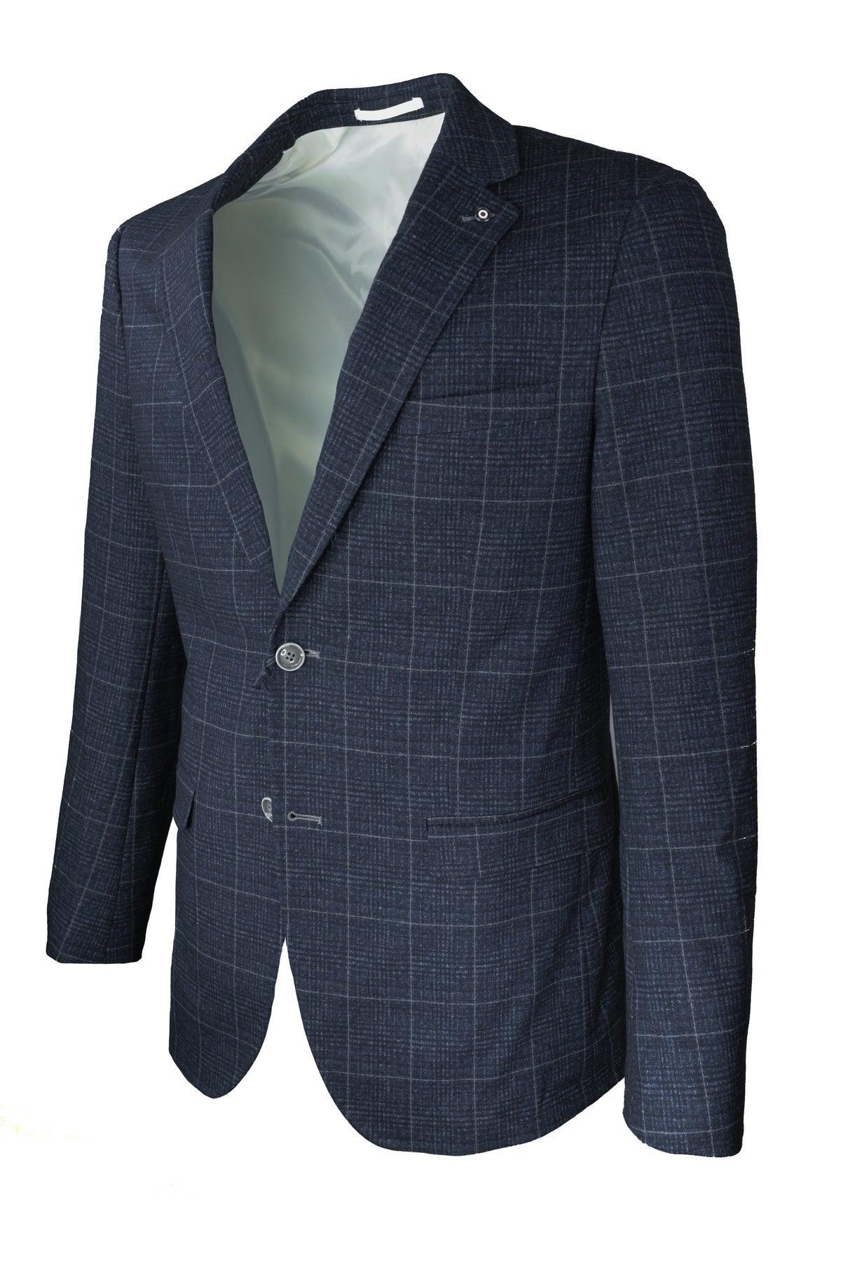 Blue Industry Fall Windowpane Blazer Product Image