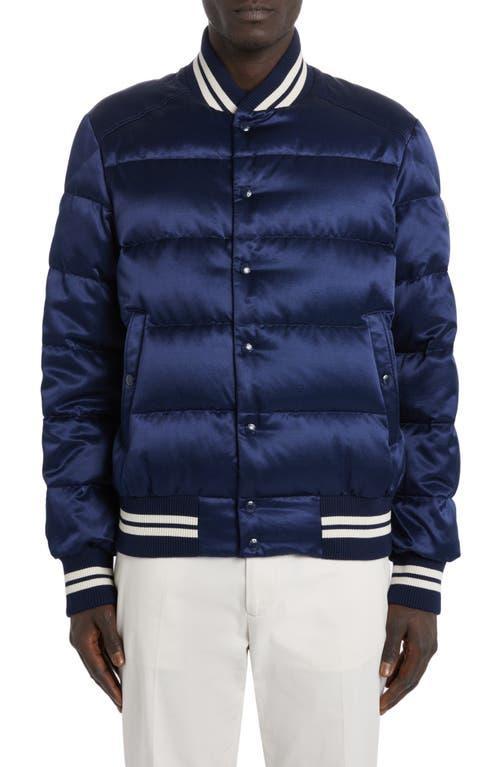 Moncler Dives Quilted Satin Down Bomber Jacket Product Image