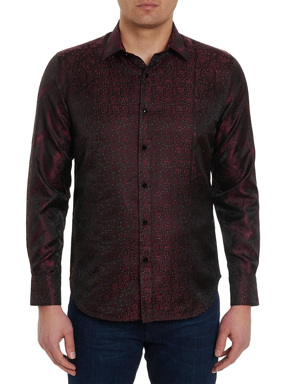 Mens Scattered Stars Woven Shirt Product Image