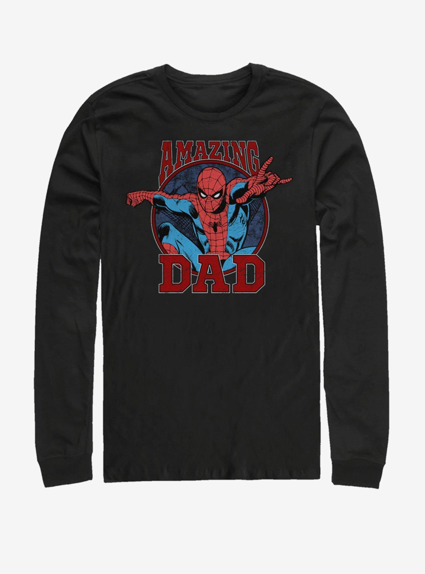 Marvel Spider-Man Amazing Dad Long-Sleeve T-Shirt Product Image