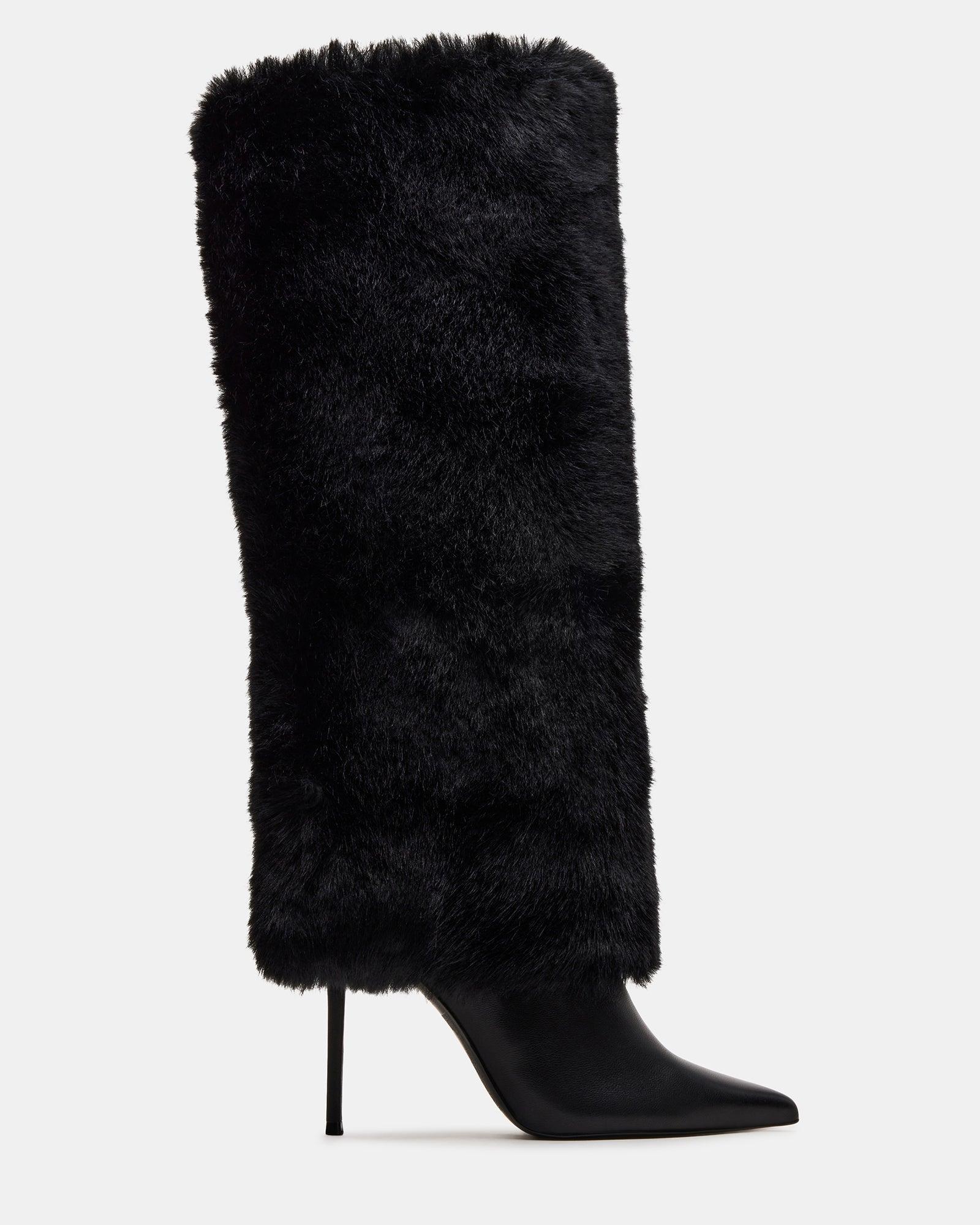 SMITH FAUX FUR BLACK Female Product Image