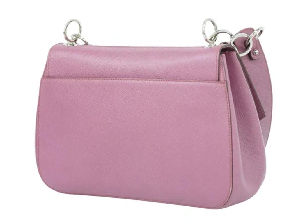 Gancini Leather Shoulder Bag () In Pink Product Image