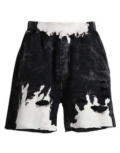 DSQUARED2 'reverse Tie&dyed' Jersey Bermuda Shorts In Grey Product Image