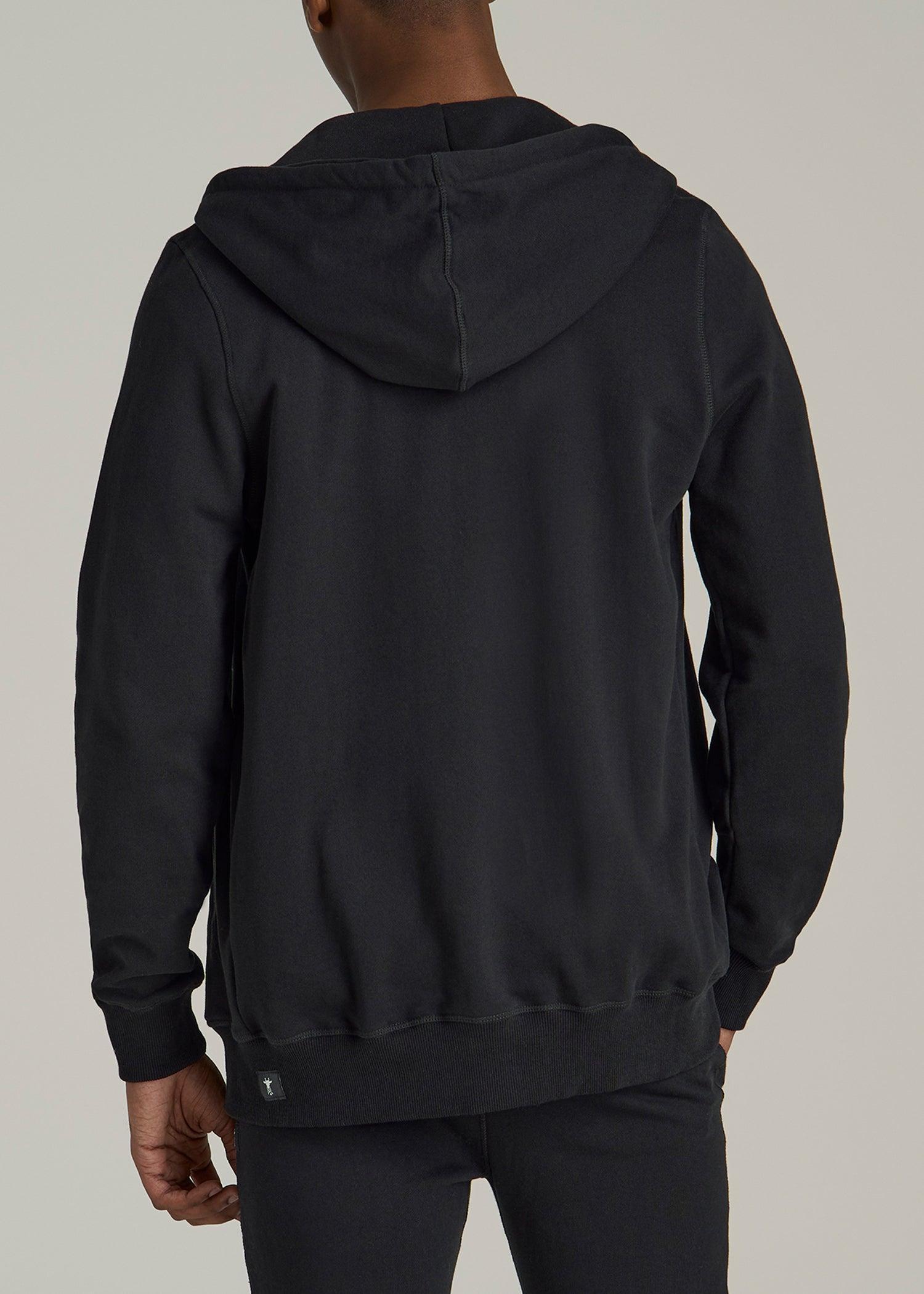 Wearever 2.0 French Terry Full-Zip Hoodie for Tall Men in Black Product Image