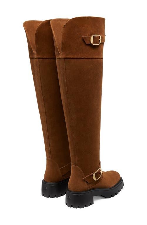 Emerson Buckle Suede Tall Boots In Coffee Product Image