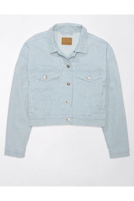 AE Cropped Denim Jacket Women's Product Image