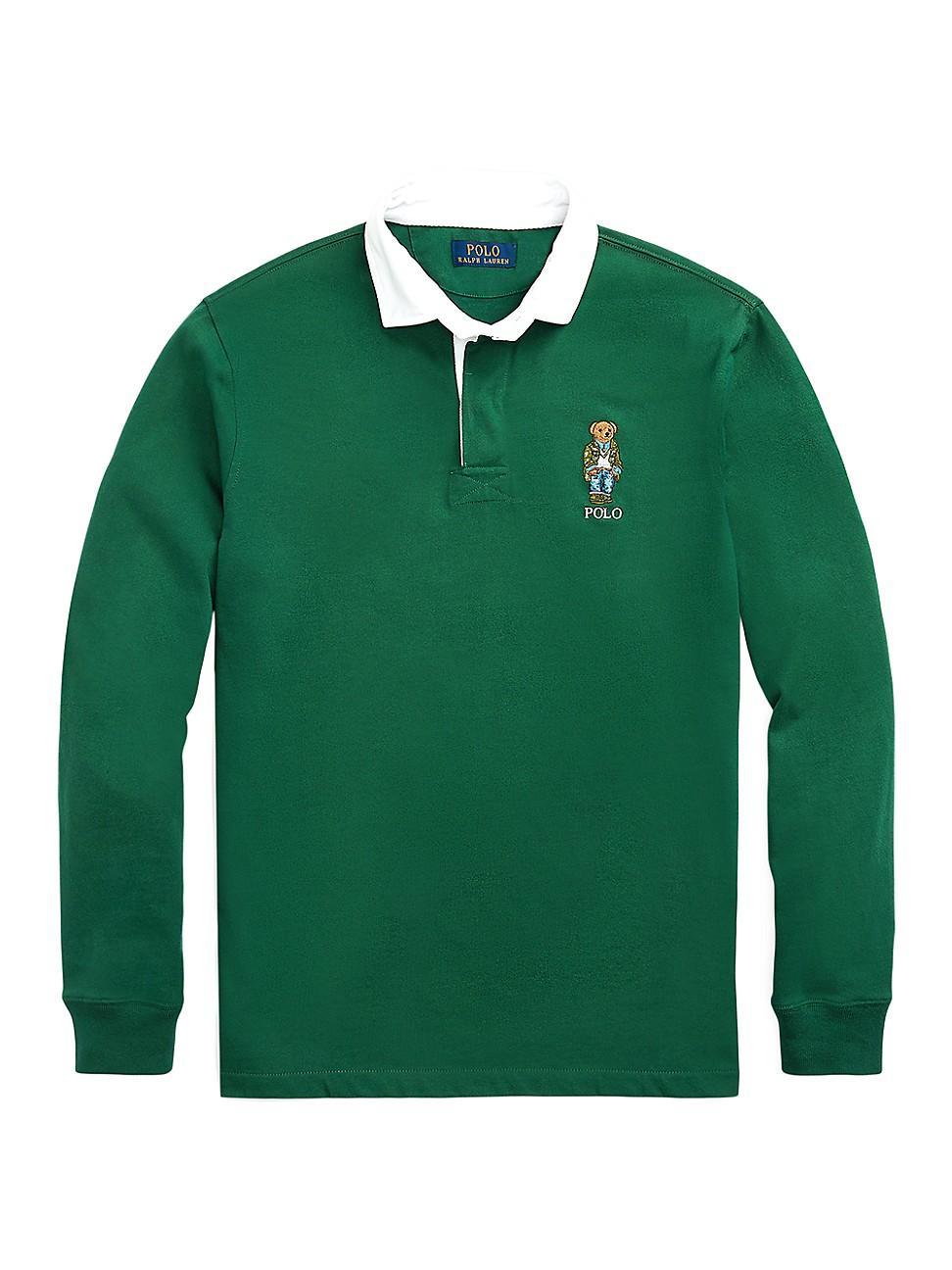 Mens Rugby Jersey Long-Sleeve Polo Product Image