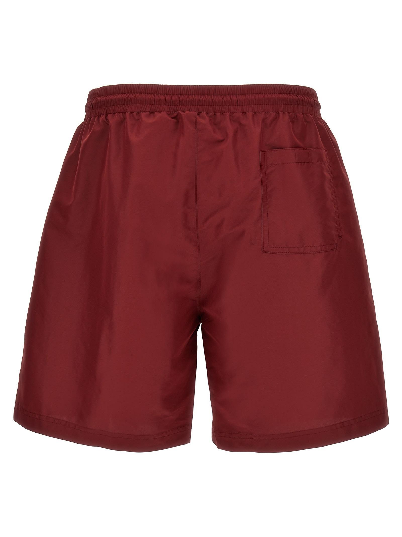 BRUNELLO CUCINELLI Swim Shorts In Red Product Image