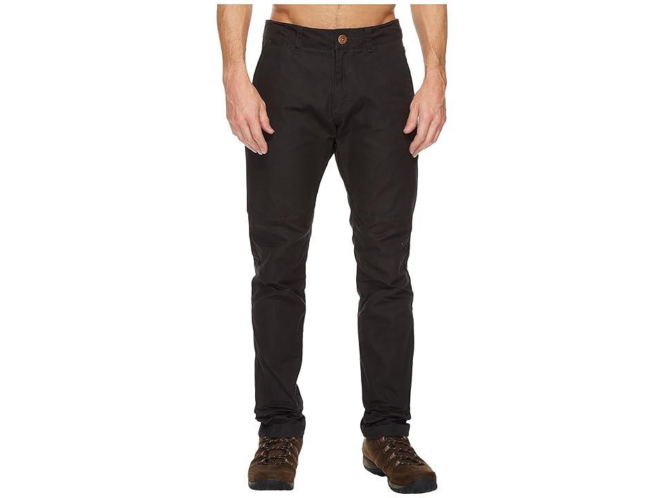 Fjallraven Sormland Tapered Trousers (Dark Grey) Men's Casual Pants Product Image