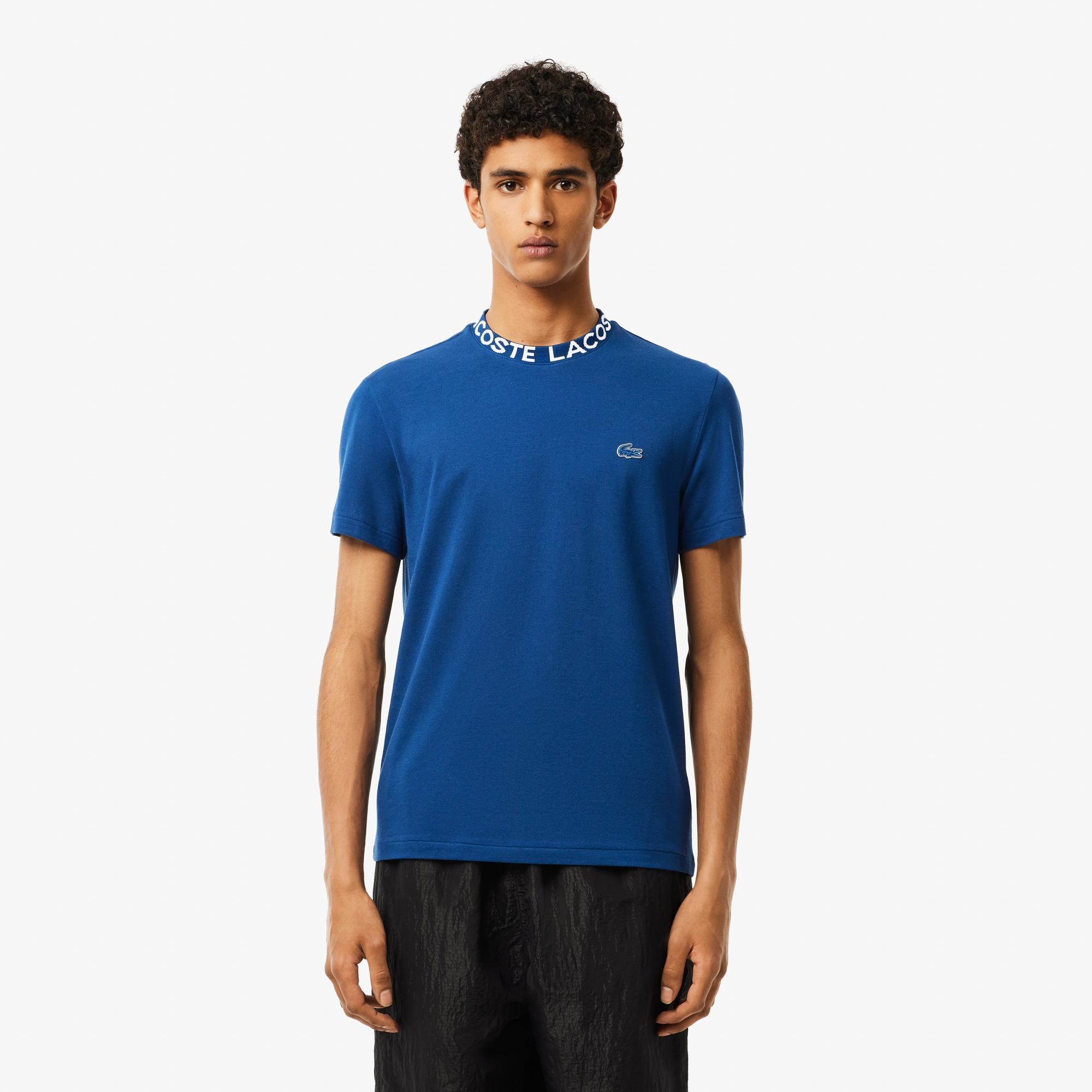 Men's Lightweight Piqué Neck T-Shirt Product Image