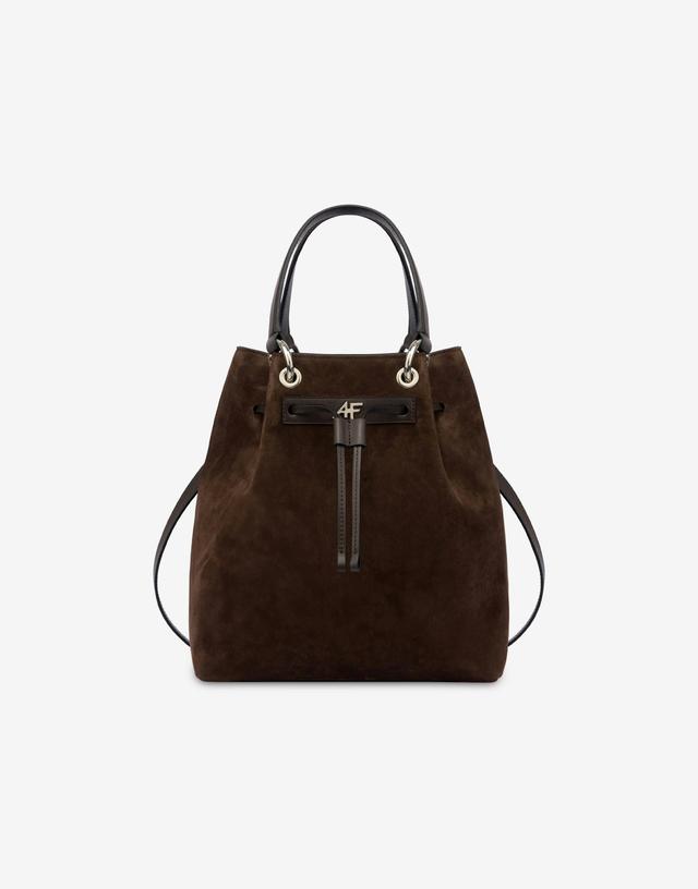 Bucket bag in suede Product Image