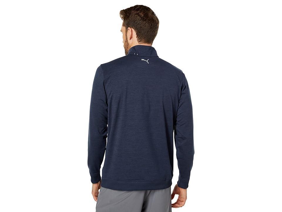 PUMA Golf Arnold Palmer Cloudspun Castle 1/4 Zip (Navy Blazer Heather) Men's Clothing Product Image