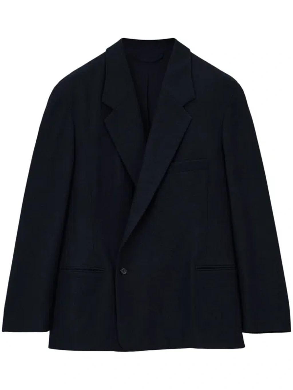 Double-breasted Blazer In Black Product Image