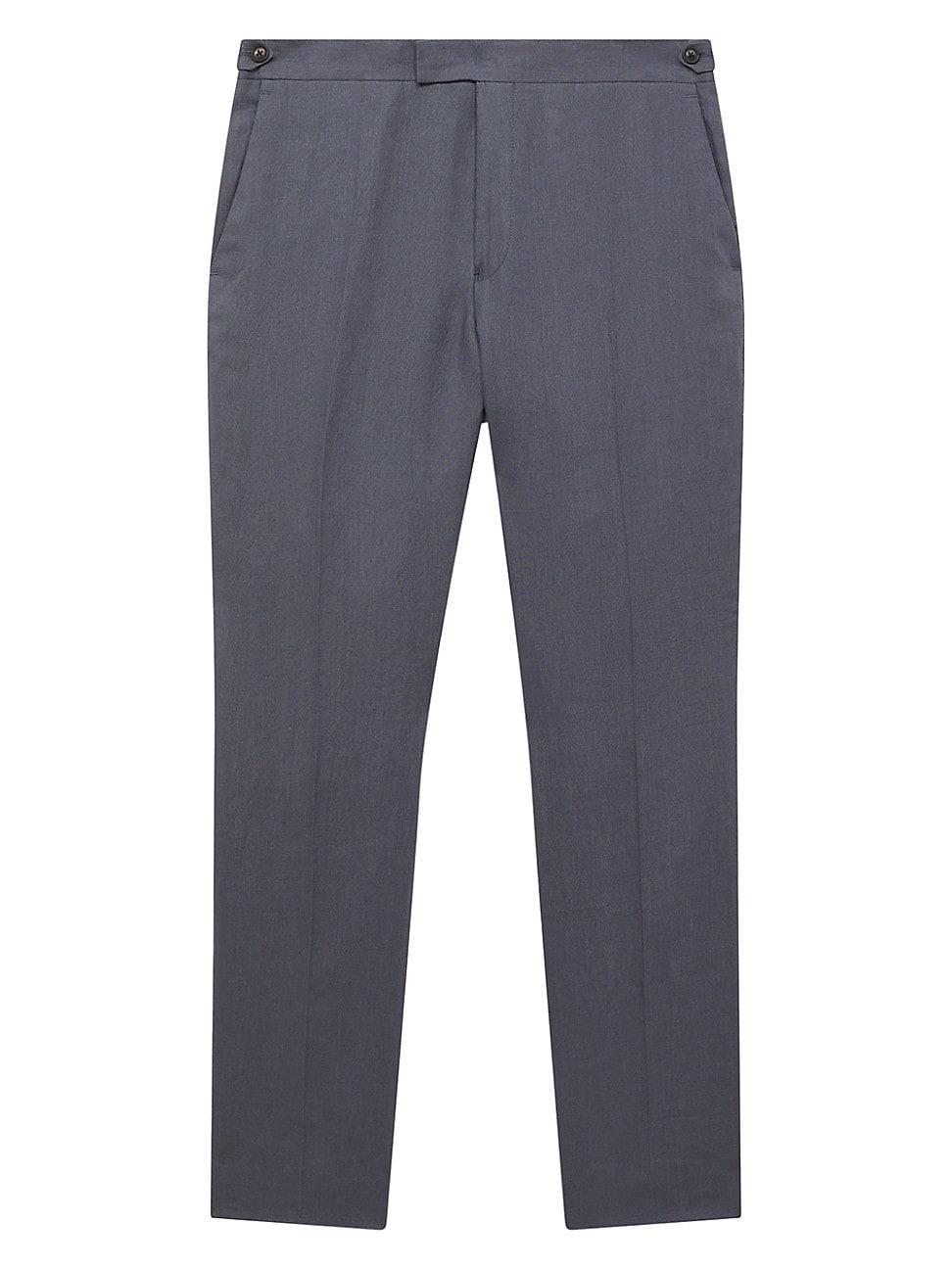 Mens Kin Linen Pleat-Front Pants product image