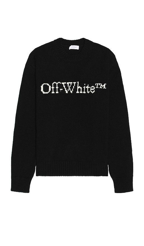 OFF-WHITE Big Bookish Chunky Knit in Black. Size L. Product Image