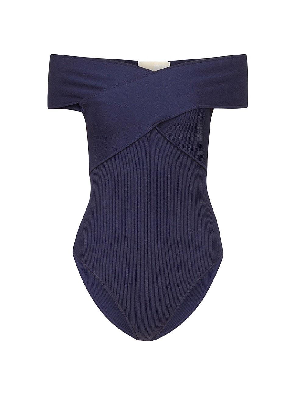 Womens Off-the-Shoulder Bodysuit Product Image