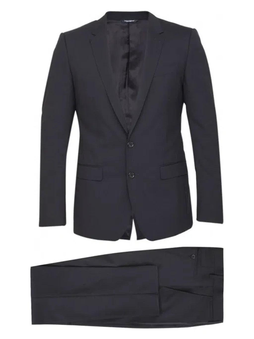 Men's Two-piece Suit In Black Product Image