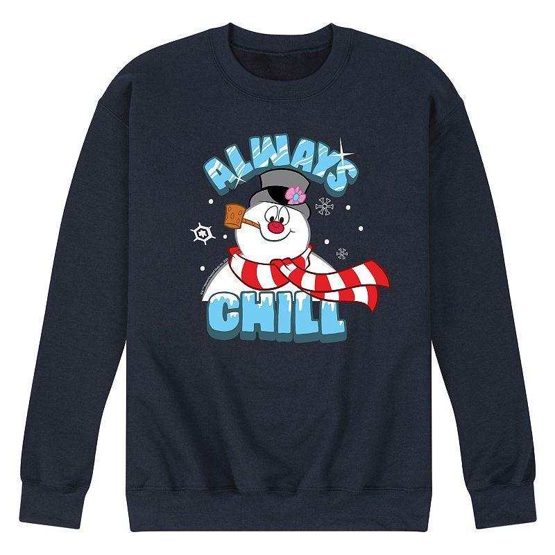 Mens Frosty The Snowman Frosty Always Chill Tee Blue Product Image