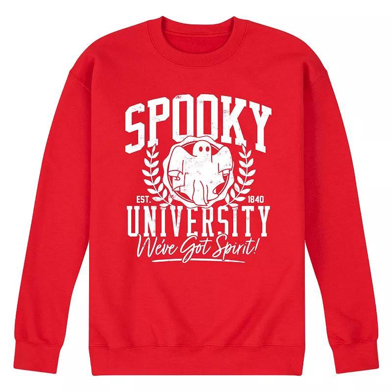 Mens Spooky University Fleece Sweatshirt Product Image