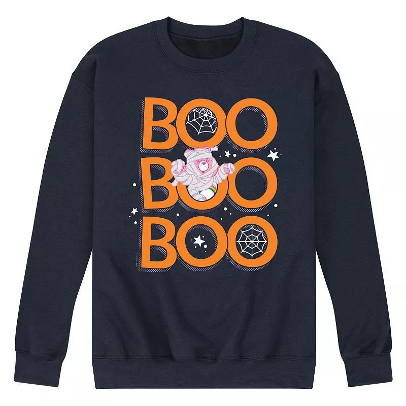 Mens Care Bears Boo Repeated Graphic Fleece Product Image