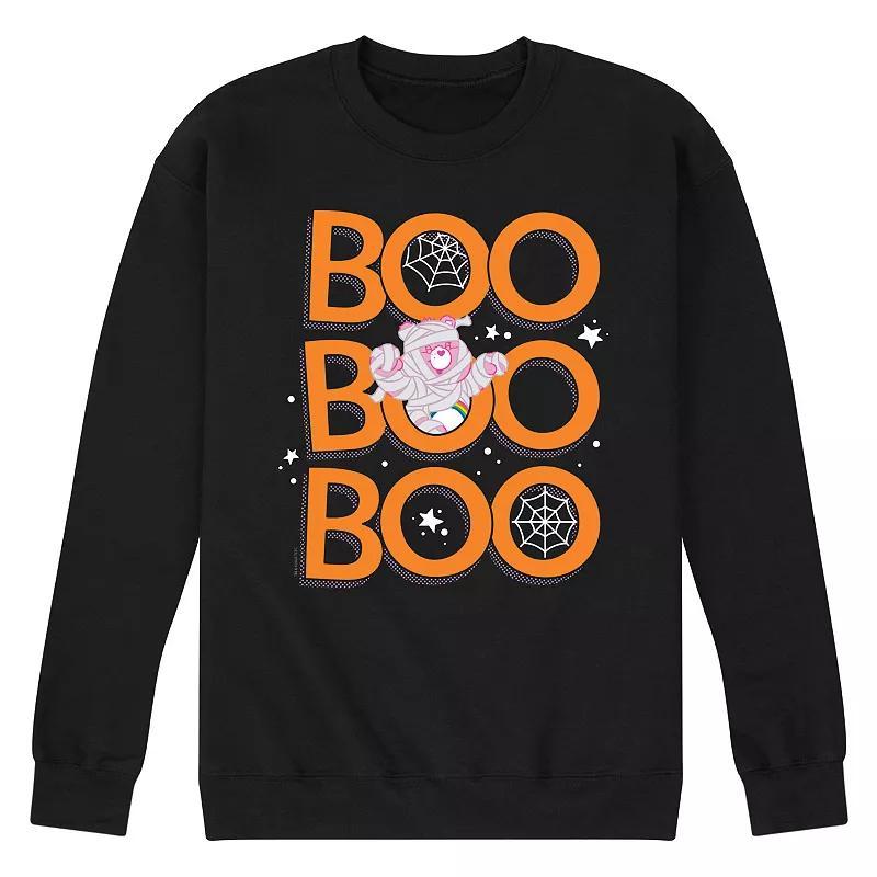 Mens Care Bears Boo Repeated Graphic Fleece Product Image