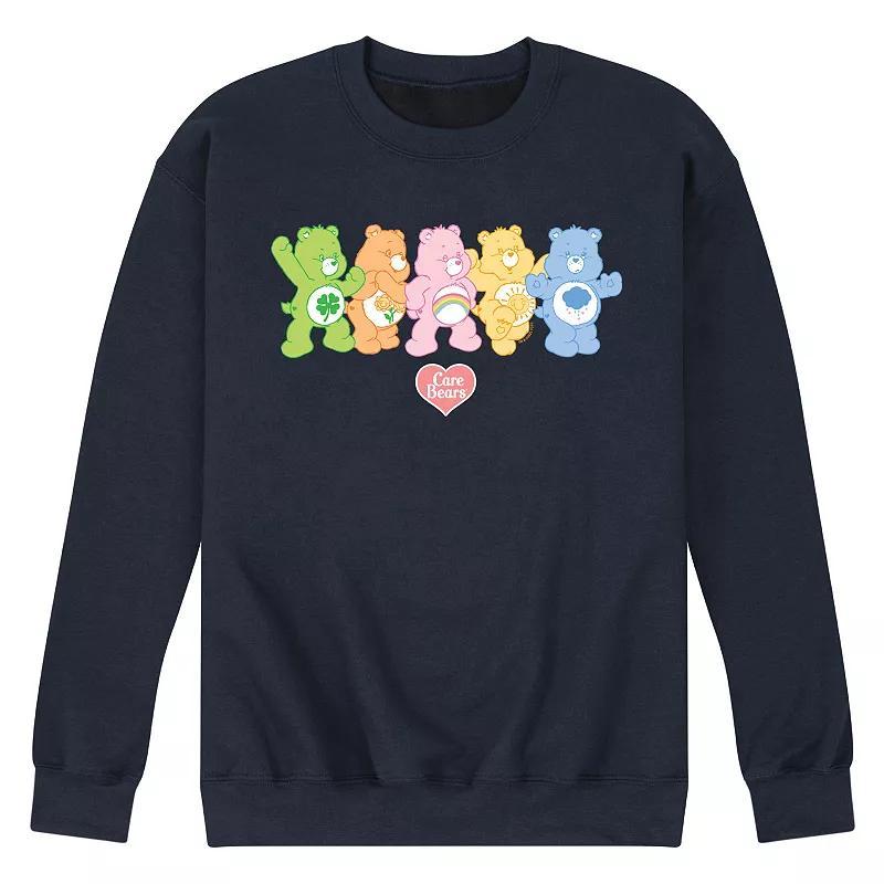 Mens Care Bears Lineup Fleece Sweatshirt Product Image