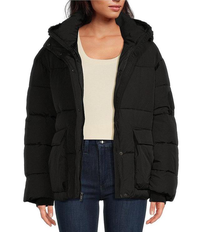 UGG Kennedey Snap Front Hooded Puffer Jacket Product Image