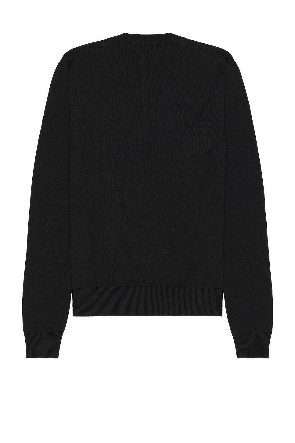 Amiri Smoke Crewneck in Black - Black. Size S (also in L, M, XL/1X). Product Image