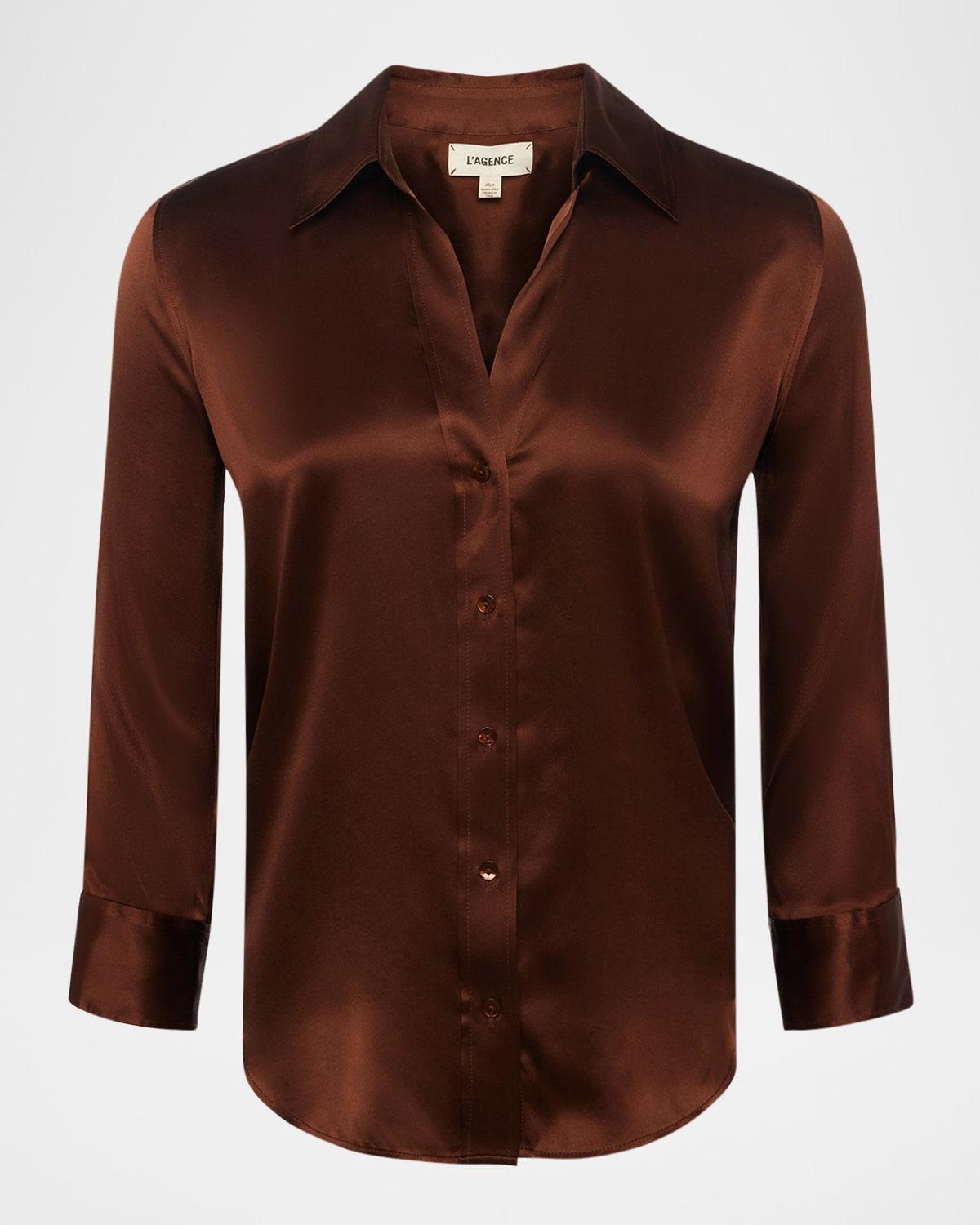 L'AGENCE Dani Blouse Size L, M, XL, XS. Product Image