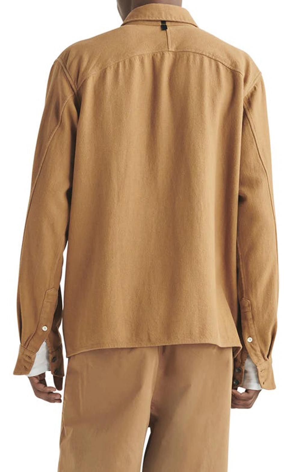 RAG & BONE Austin Oversize Heavy Twill Button-up Shirt In Ermine Product Image