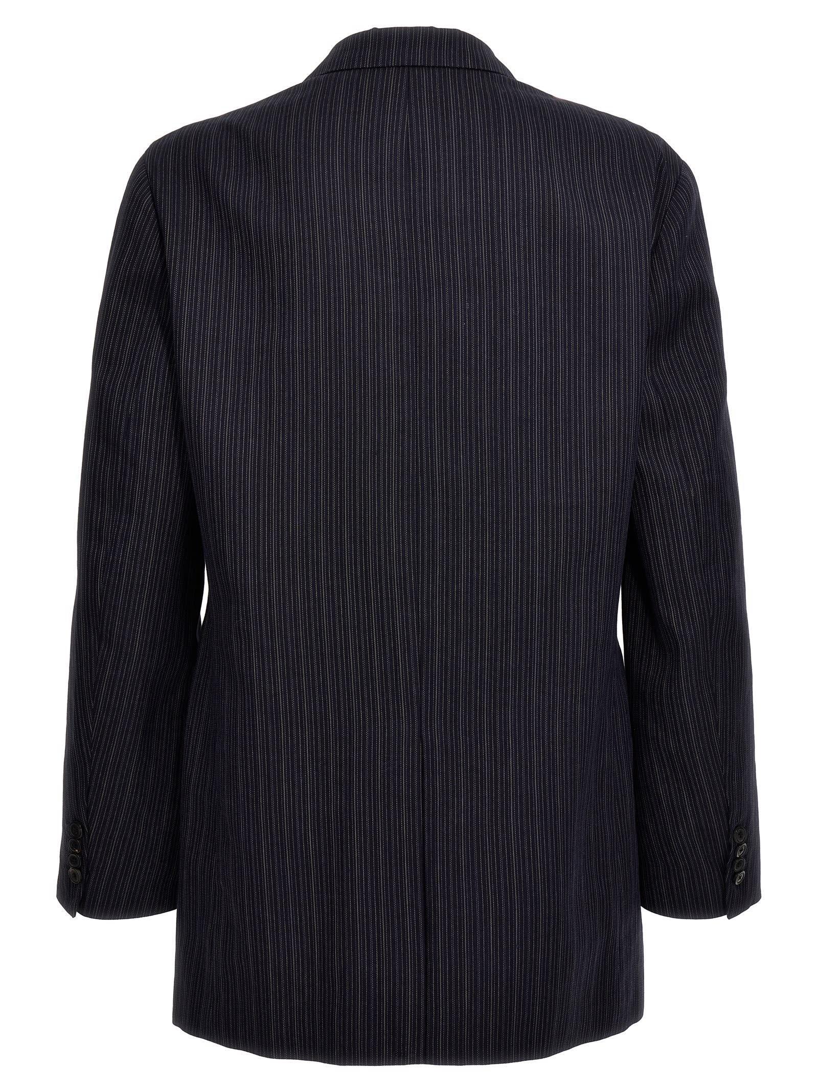 DRIES VAN NOTEN Blunt Blazer In Blue Product Image