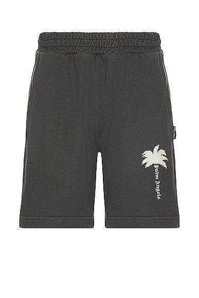 Palm Angels Palm GD Sweatshort Charcoal. (also in ). Product Image