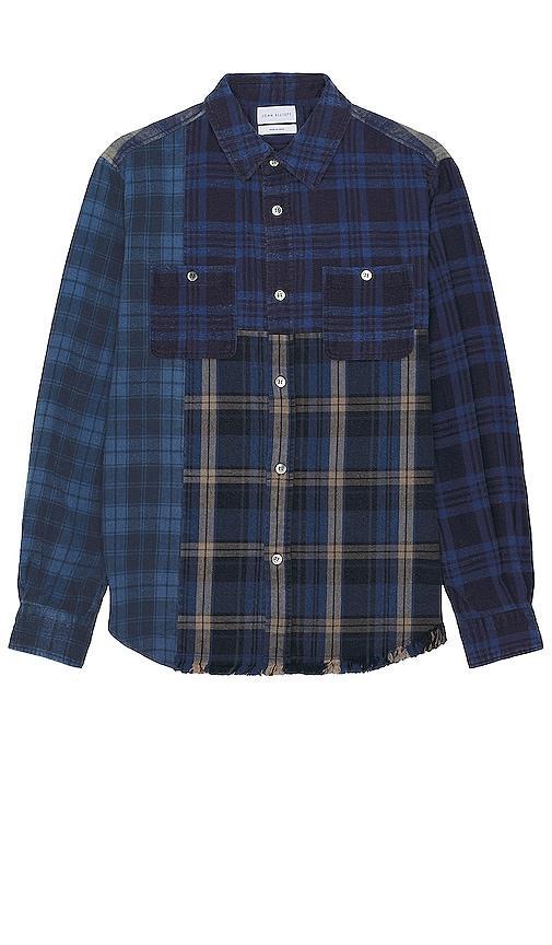 JOHN ELLIOTT Silverado Paneled Plaid Size L, S. Product Image