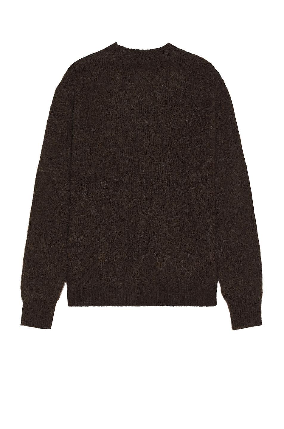 JACQUEMUS Le Cardigan Pau in Dark Brown - Brown. Size L (also in XL/1X). Product Image