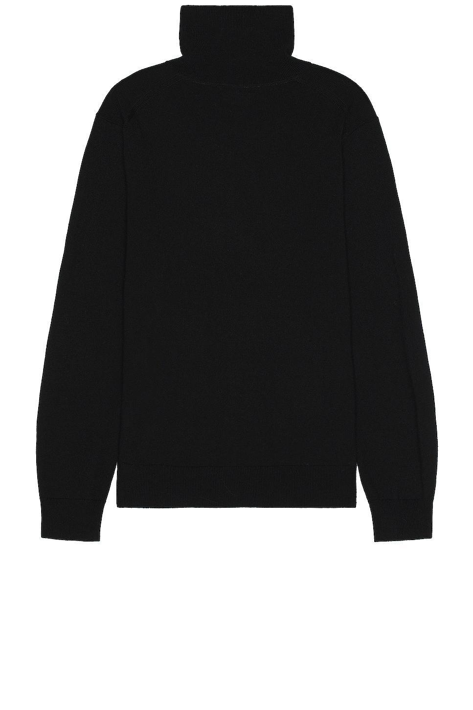 Club Monaco Merino Turtle Neck Tee in Black - Black. Size XL/1X (also in ). Product Image