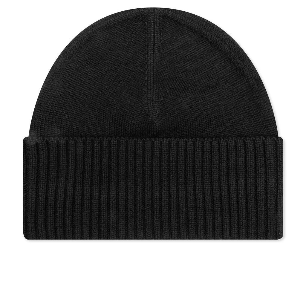 Logo Patch Beanie - Black Male Product Image