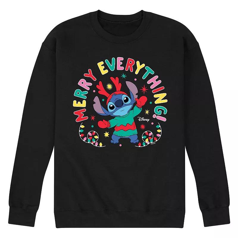 Disneys Lilo & Stitch Merry Everything Tee, Mens Product Image