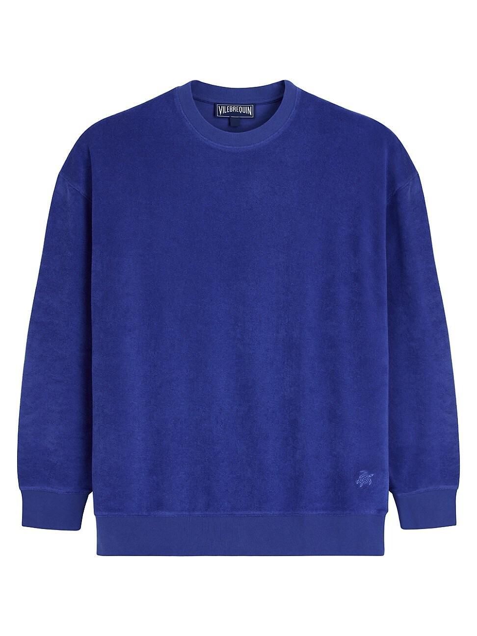 Mens Cotton-Blend Crewneck Sweatshirt Product Image