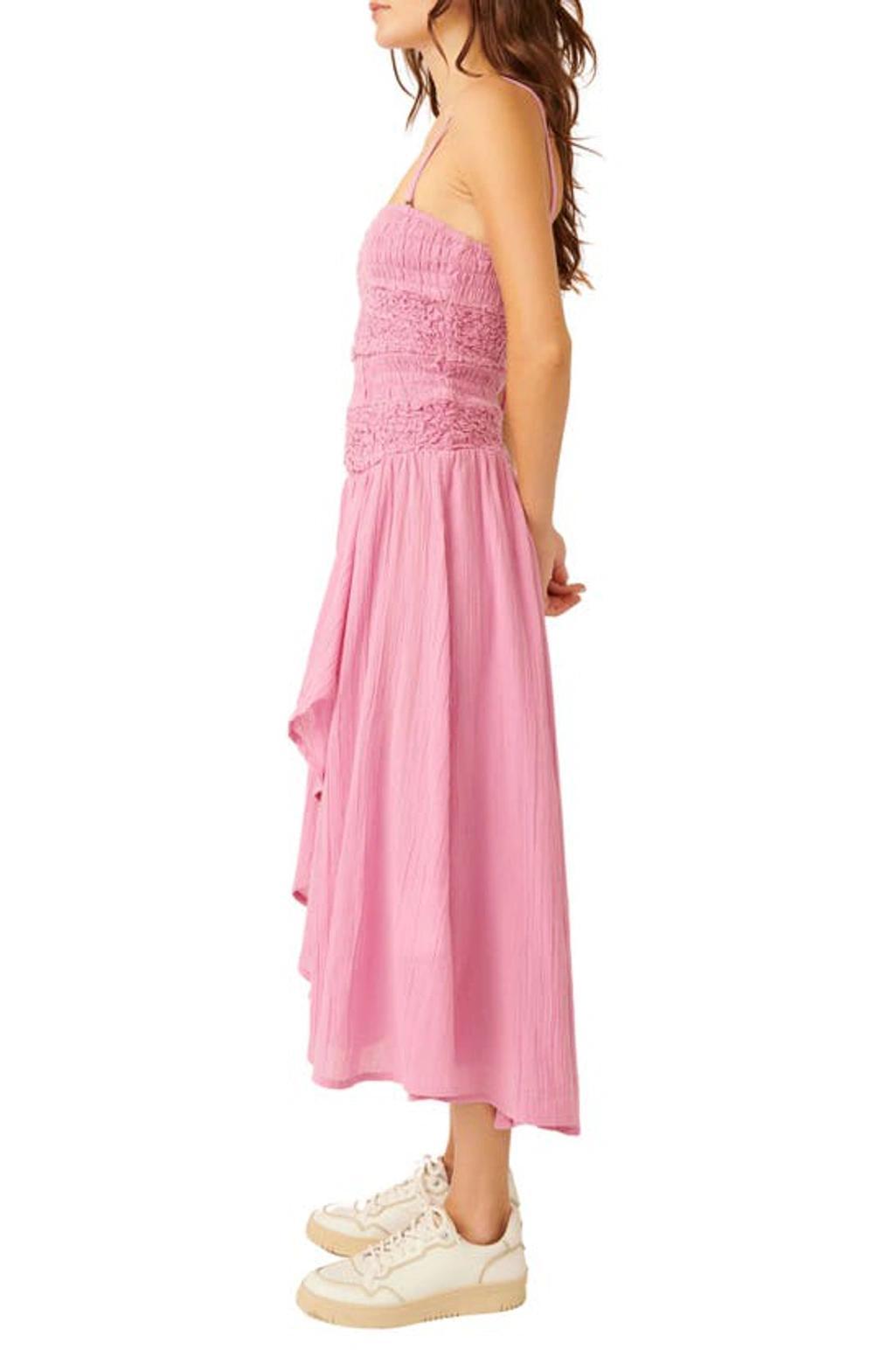 Sparkling Moment Cotton Midi Sundress In Sugar Magnet Product Image