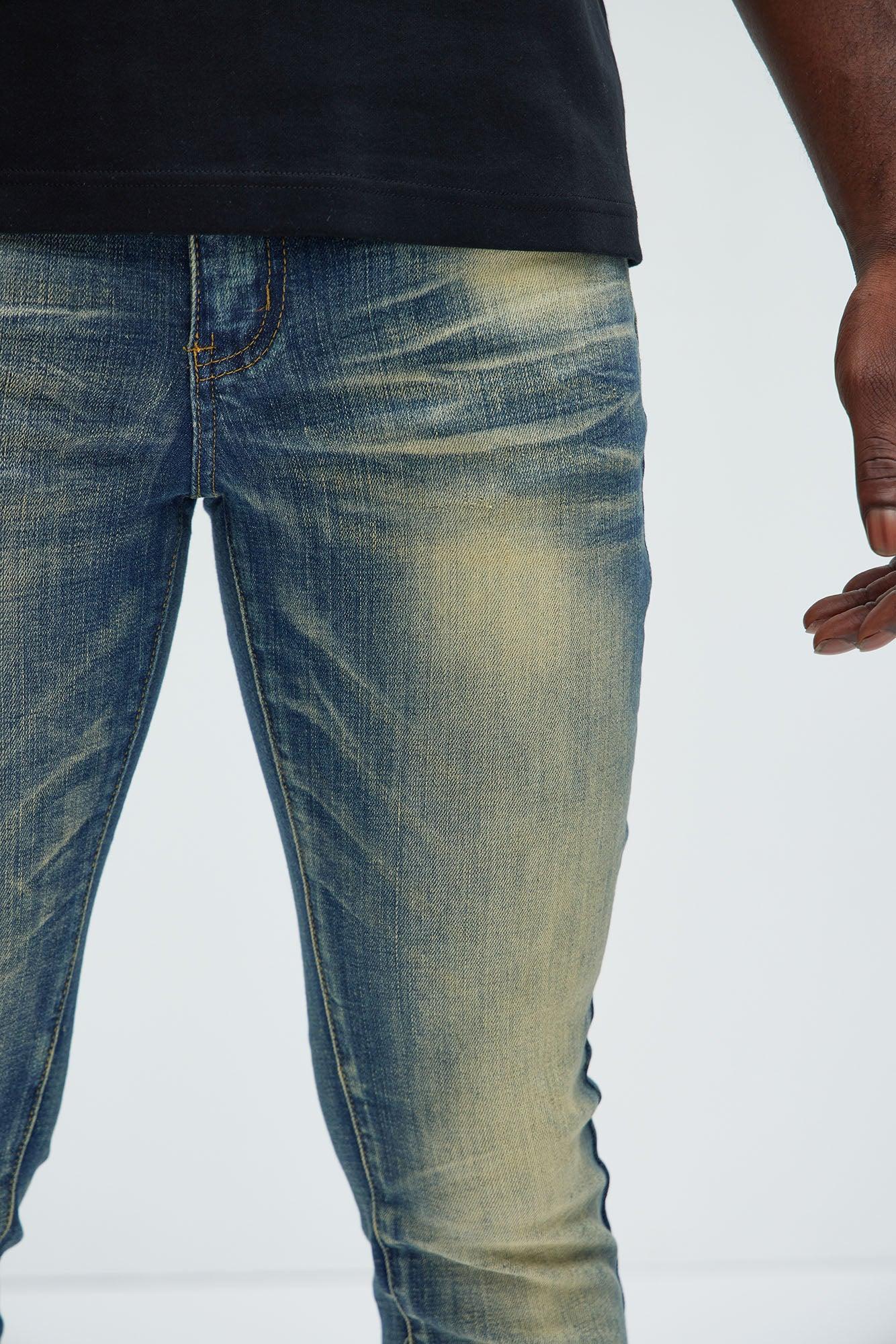 Righteous Skinny Jeans - Vintage Blue Wash Product Image