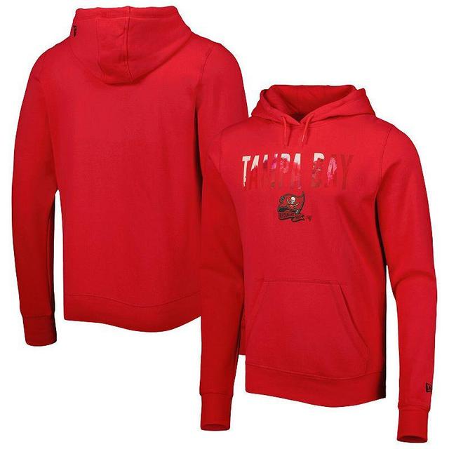 Mens New Era Tampa Bay Buccaneers Ink Dye Pullover Hoodie Product Image