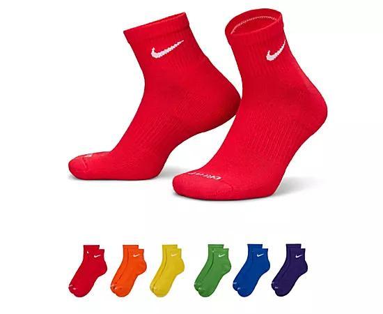 Nike Men's Large Quarter Socks 6 Pairs Product Image