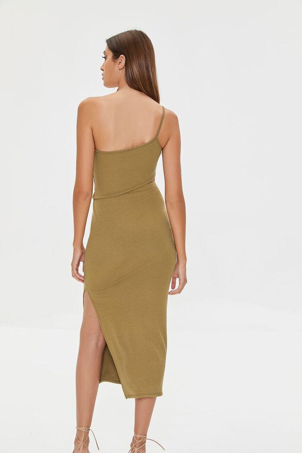 One-Shoulder Cami Midi Dress | Forever 21 Product Image