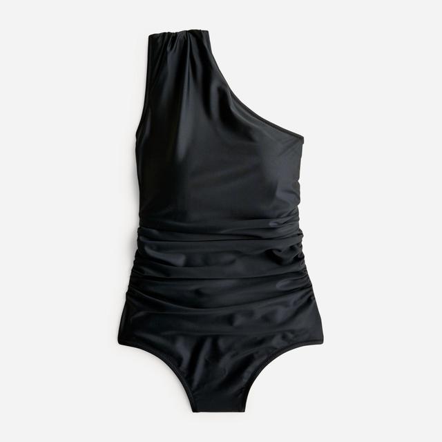 Ruched one-shoulder one-piece Product Image