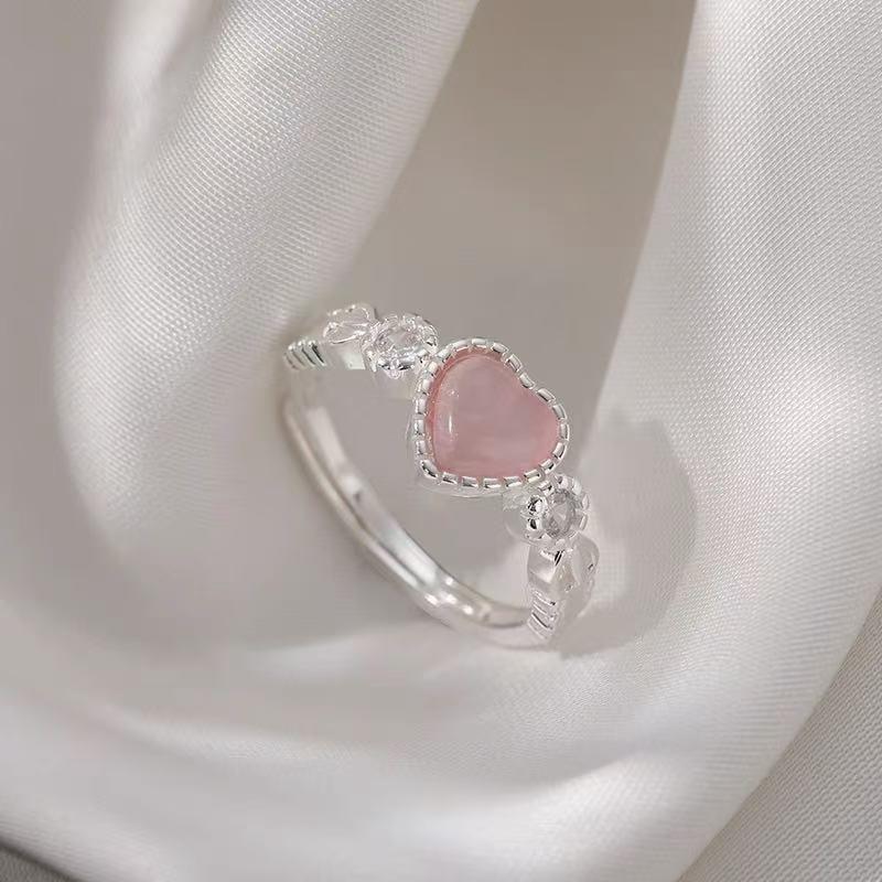 Heart Rhinestone Ring Product Image