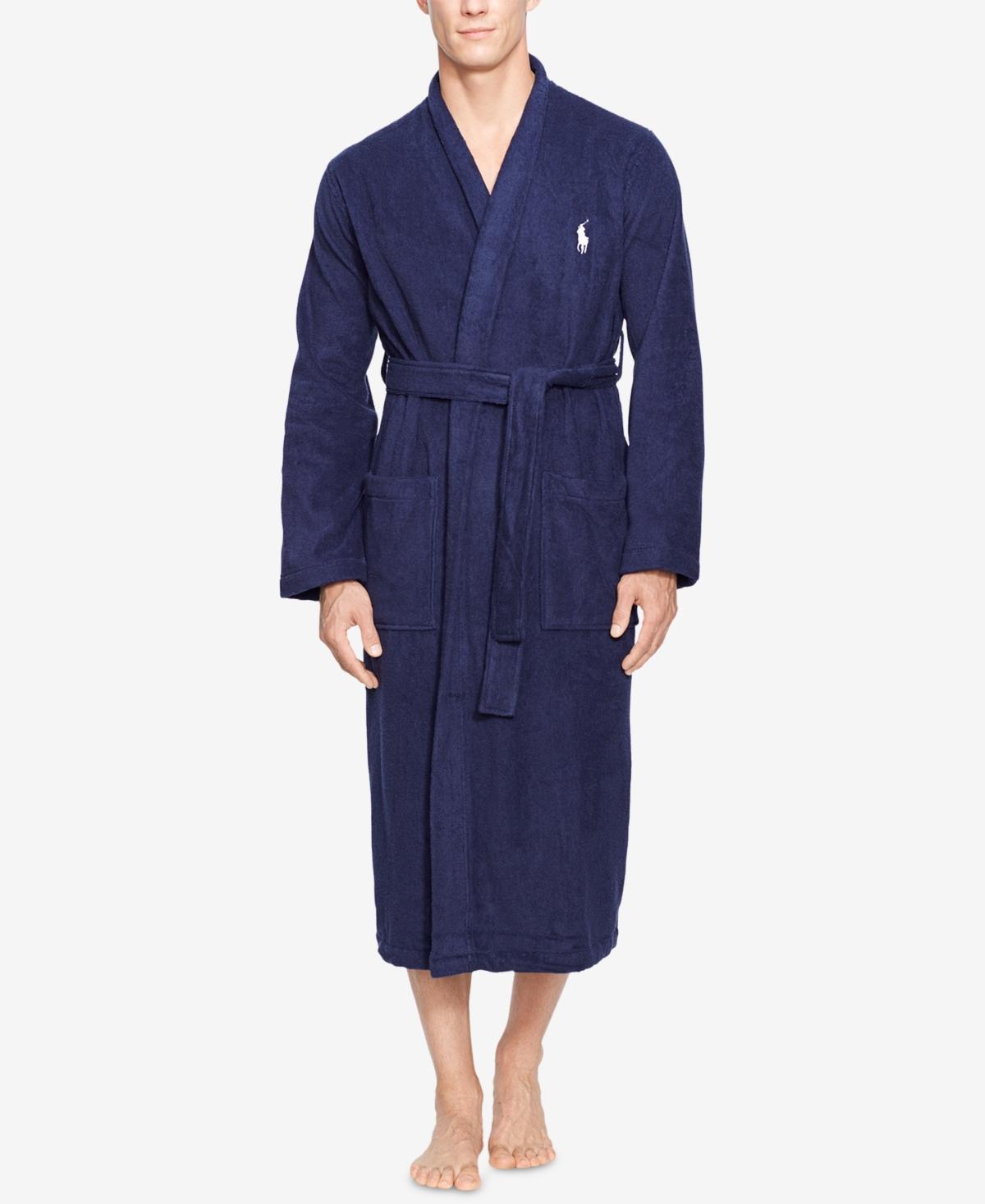 Polo Ralph Lauren Mens Big & Tall Shawl Cotton Robe Product Image